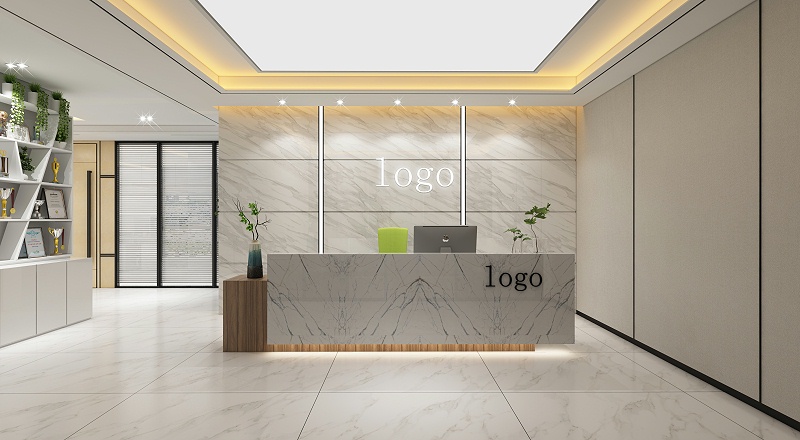 深圳辦公室裝修-前臺(tái)設(shè)計(jì)-文豐裝飾