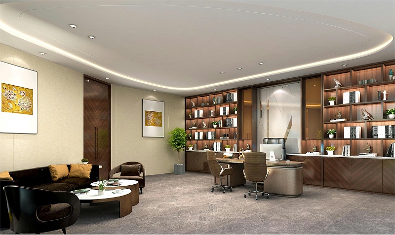 辦公室裝修-董事長辦公室設(shè)計(jì)-文豐裝飾