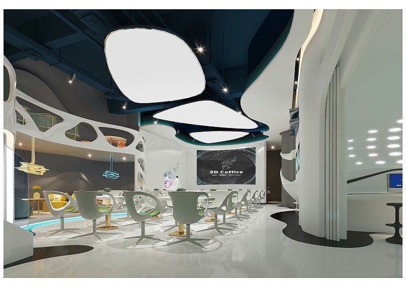 咖啡店裝修設計效果圖