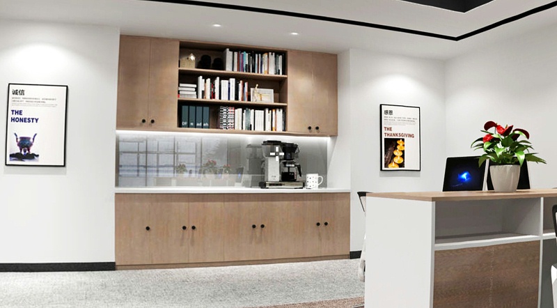 辦公室裝修設(shè)計效果圖-文豐裝飾