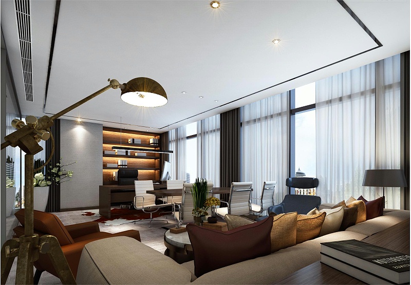 總經(jīng)理室裝修設(shè)計(jì)-文豐裝飾