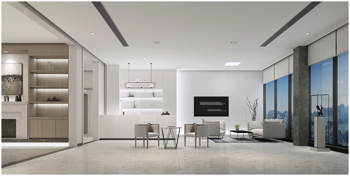 極簡(jiǎn)風(fēng)辦公室裝修