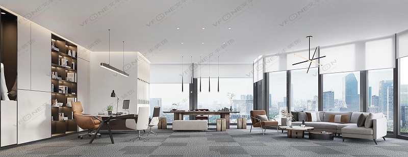 現(xiàn)代風(fēng)辦公空間設(shè)計(jì)效果圖