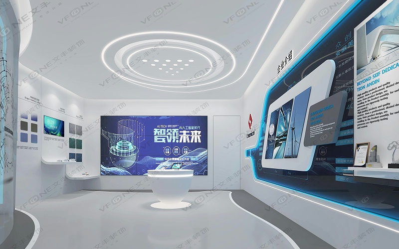 企業(yè)廣告展廳設(shè)計(jì)效果圖