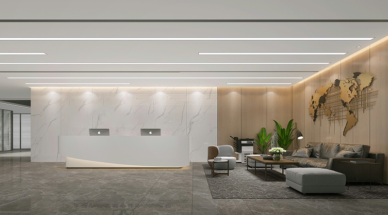 東莞恒耀超音波設(shè)備前臺(tái)設(shè)計(jì)-文豐裝飾