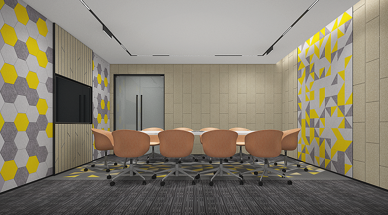 深圳辦公室裝修-會議室設(shè)計-文豐裝飾
