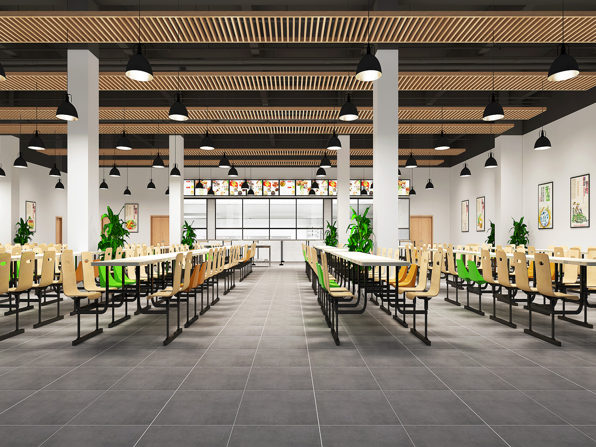 廠房食堂裝修-深圳文豐裝飾