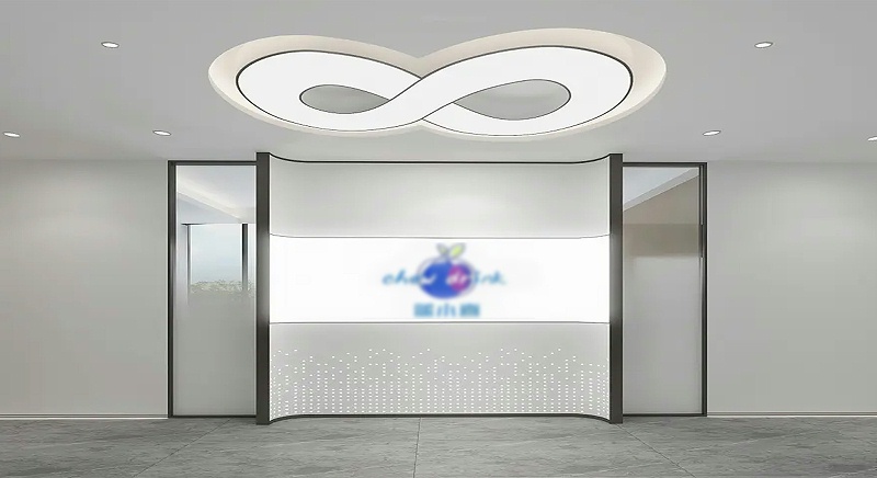 辦公室前廳設(shè)計(jì)效果圖-文豐裝飾