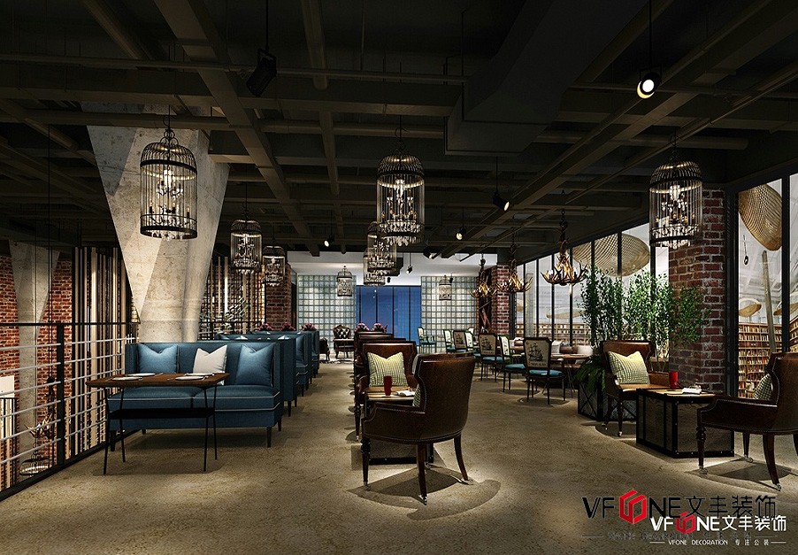 咖啡廳裝修設(shè)計效果圖