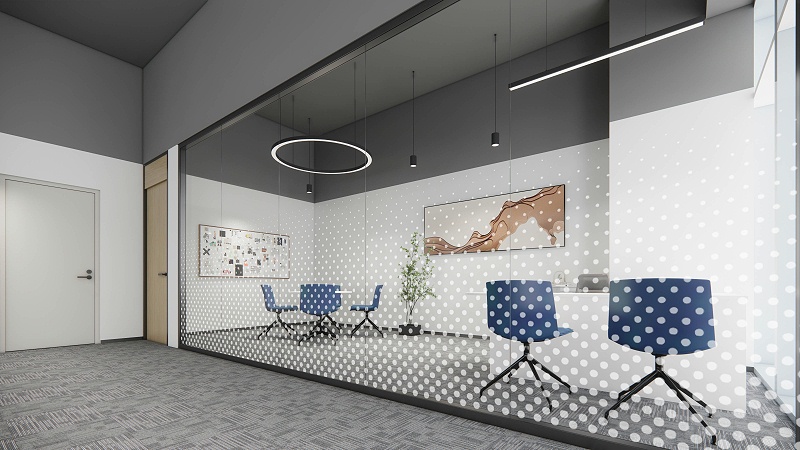 辦公室玻璃隔斷-文豐裝飾