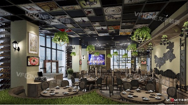 深圳餐飲店面裝修——有文化的餐飲店是如何裝修的？