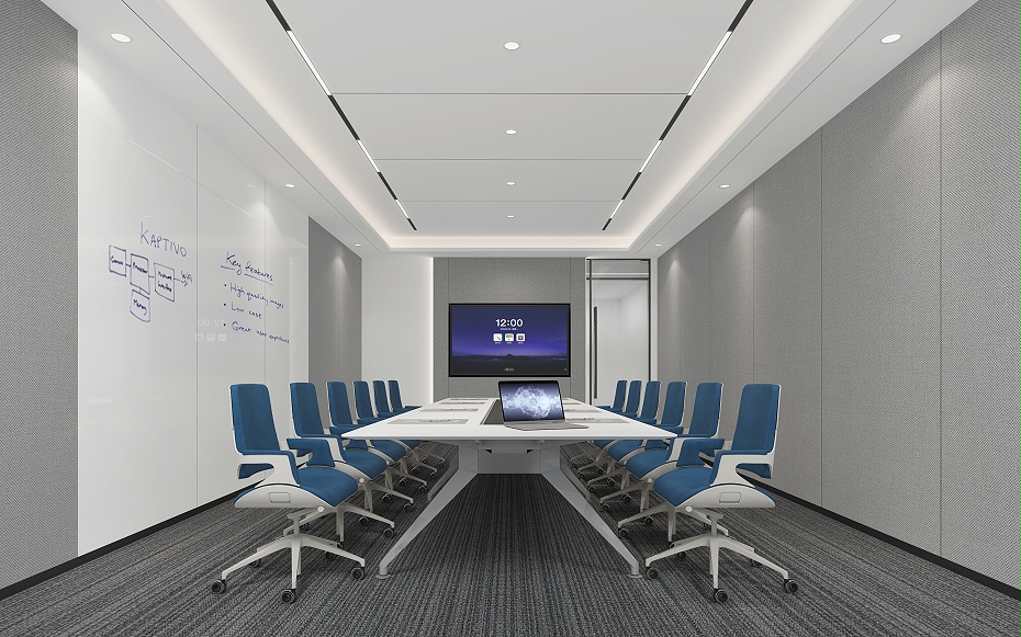 辦公室設(shè)計裝修效果圖-深圳文豐裝飾