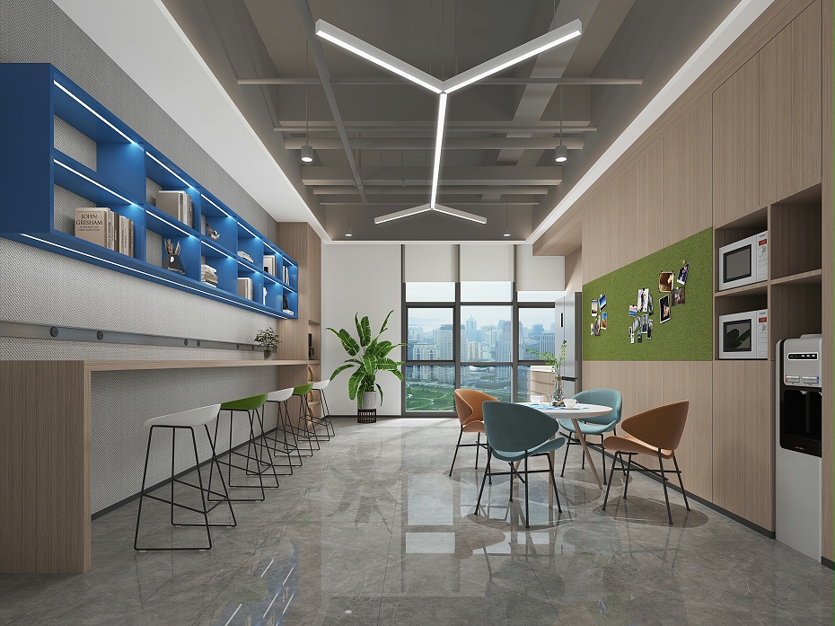 茶水間設(shè)計(jì)效果圖-文豐裝飾