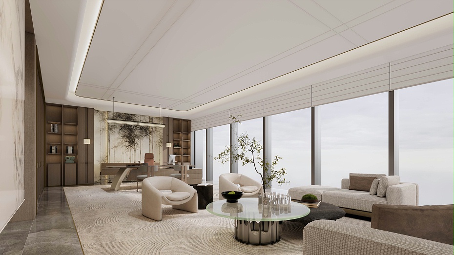 工業(yè)園大堂設(shè)計(jì)-文豐裝飾