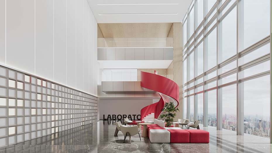 工業(yè)園大堂設(shè)計(jì)-文豐裝飾