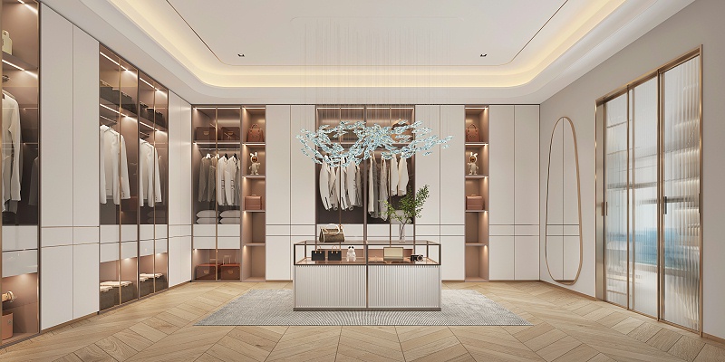 衣帽間效果圖-文豐裝飾