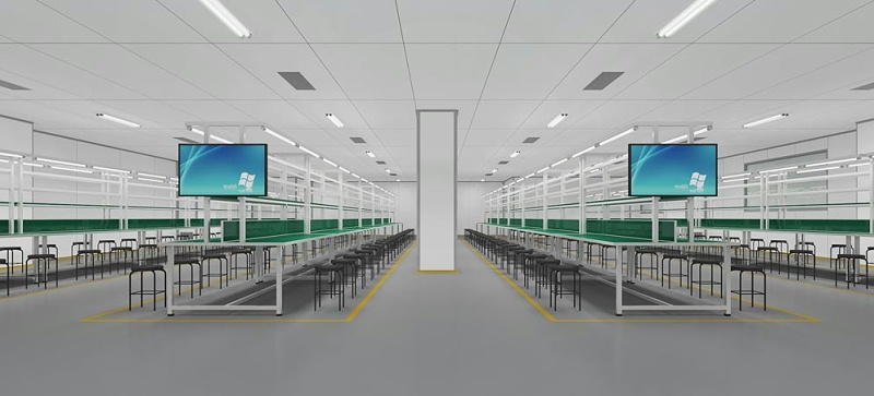 工業(yè)廠房車間凈化裝修設計-文豐裝飾