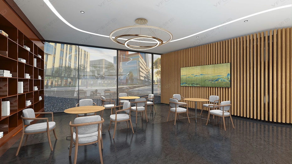 展廳設(shè)計(jì)效果圖-文豐裝飾