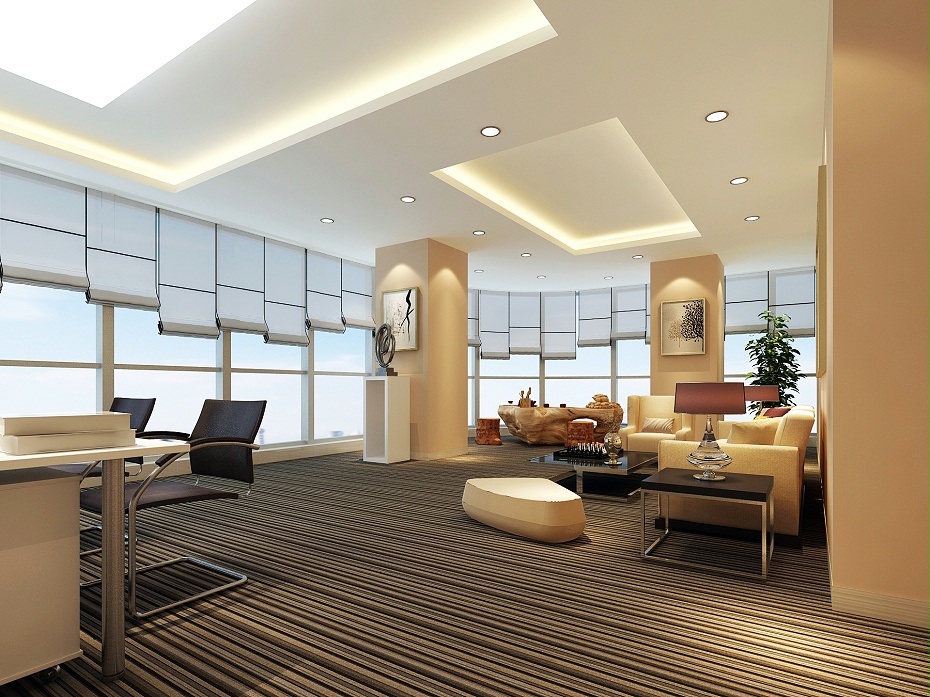 現(xiàn)代風(fēng)深圳董事長(zhǎng)室裝修效果圖